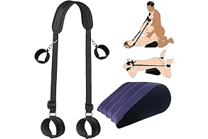 2 in 1 Inflatable Bed Wedge Pillow with Cuffs