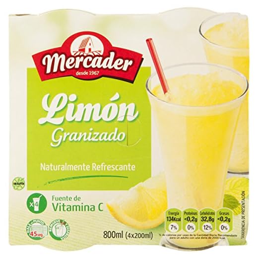 Granizado De Limón Mercader 4X200 Ml
