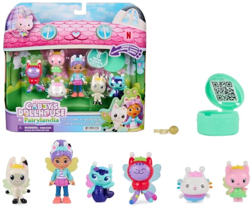 Gabbys Dollhouse Fairylandia Fairy-riffic Friends Pack with 6 Figures