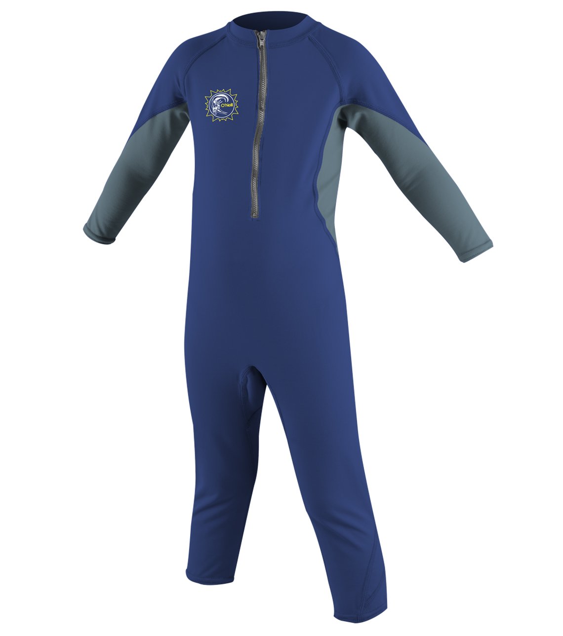 O'Neill Wetsuits UV Sun Protection O'Zone Infant Full Suit, Blue/Yellow, 18