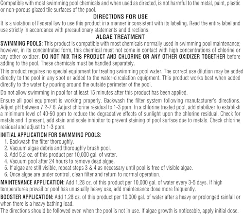 Pool Mate 1-2150--02 1-2150-02 Algaecide For Pool thumb #3