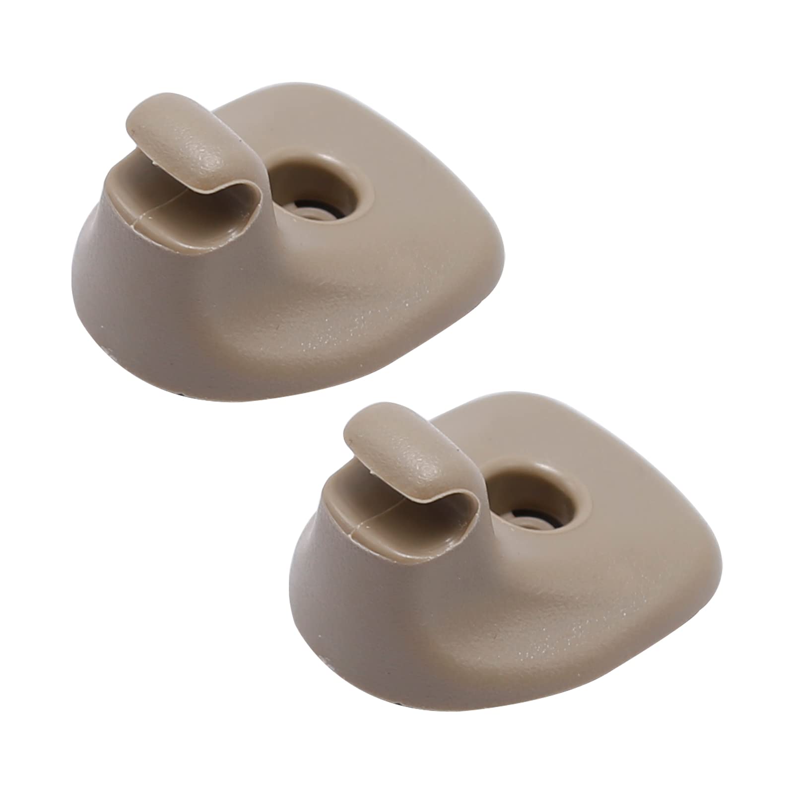 2PCS Sun Visor Support Retainer Clip Replacement for 2011-2014 Dodge Avenger 1GW25HL1AA Replacement for 2011-2015 Chrysler 200 Sun Visor Retainer Clip (Beige)