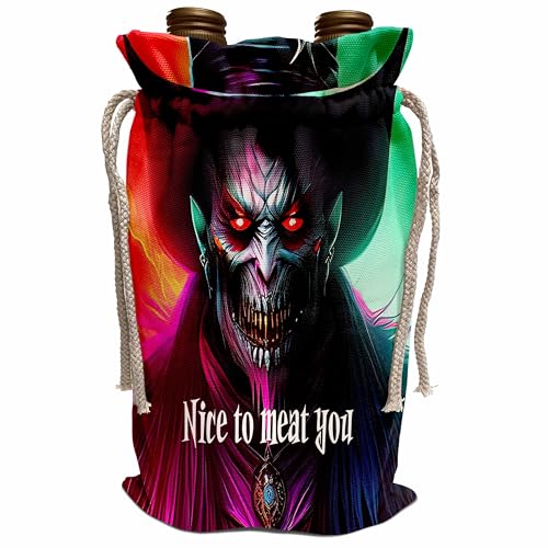 Awful Vampire Monster. Nice To Meet You Text - Wine ...