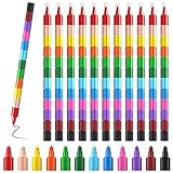 Breite Anwendung: Die ECHOCUBE Multi-Color Stacking Buntstifte machen das Zeichnen und die künstlerische Gestaltung zum Vergnügen und sind das beste Zubehör für Kinder. Diese farbenfrohen Buntstifte können für Mal- und Bastelprojekte, als Geburtstagsgeschenke, Geschenke für Kinderpartys, Weihnachtsgeschenke, Halloweengeschenke, Belohnungen im Klassenzimmer und vieles mehr verwendet werden.