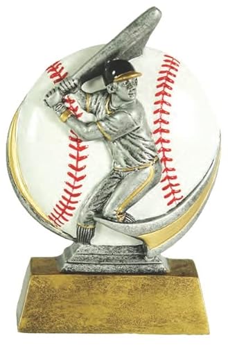 Same Day Awards Mini Color Motion Baseball Trophy 5 Inches Personalize/Customize W/Free Engraving #TOP1