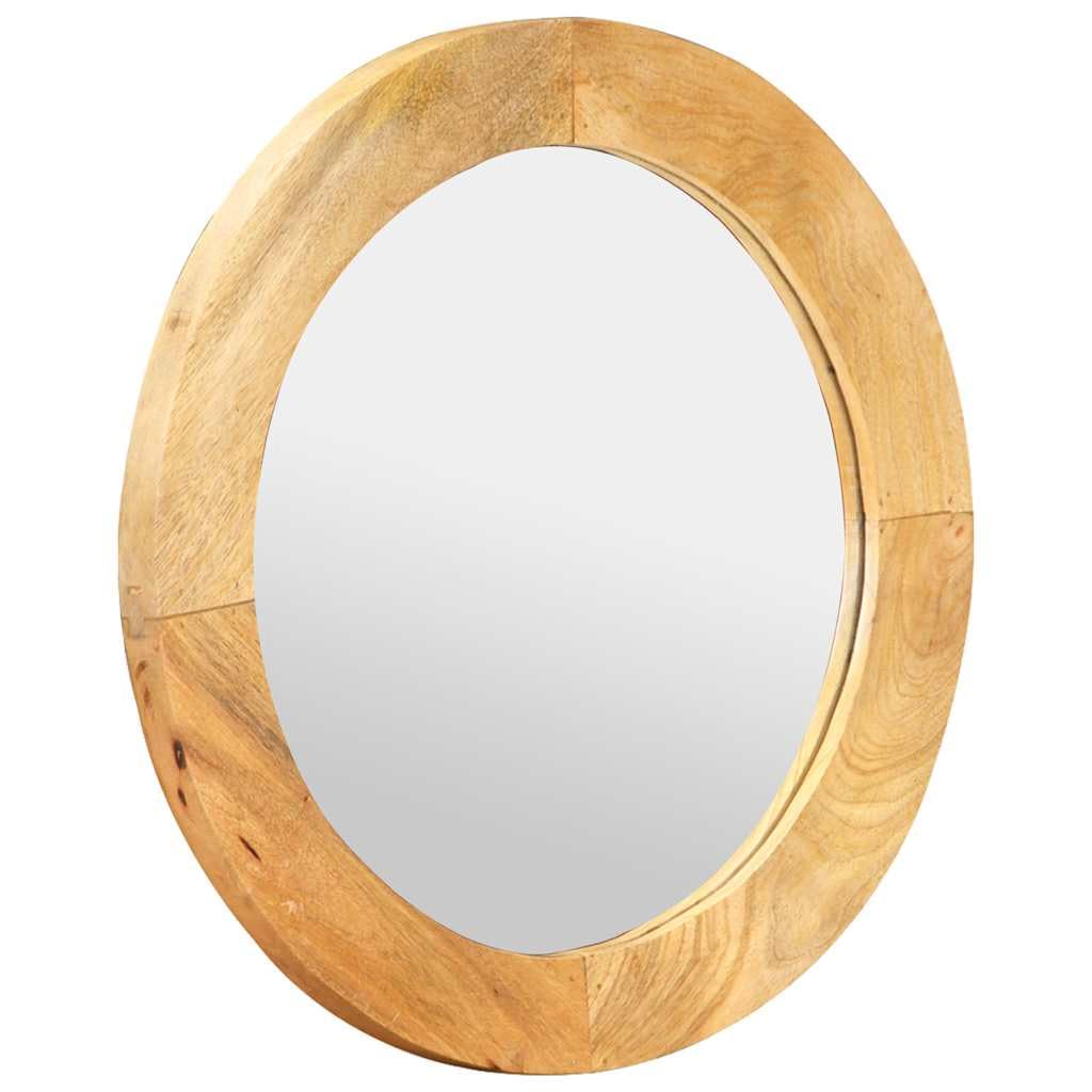 Tavolo da toeletta in legno di mango massiccio, 100 x 50 x 76 cm, con cassetto e specchio, tavolo cosmetico con spazio per camera da letto e bagno, organizer per cosmetici e toeletta