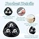 24 Stück Rollen für Kaffeemaschine,360 Grad Selbstklebendes Starkes Rollenrad,Selbstklebendes Starkes Rollenrad,360° Mini Rollen Lenkrollen,für Küchengeräte,Möbel,Mülleimer,Kleinmöbel (Schwarz,Weiß)