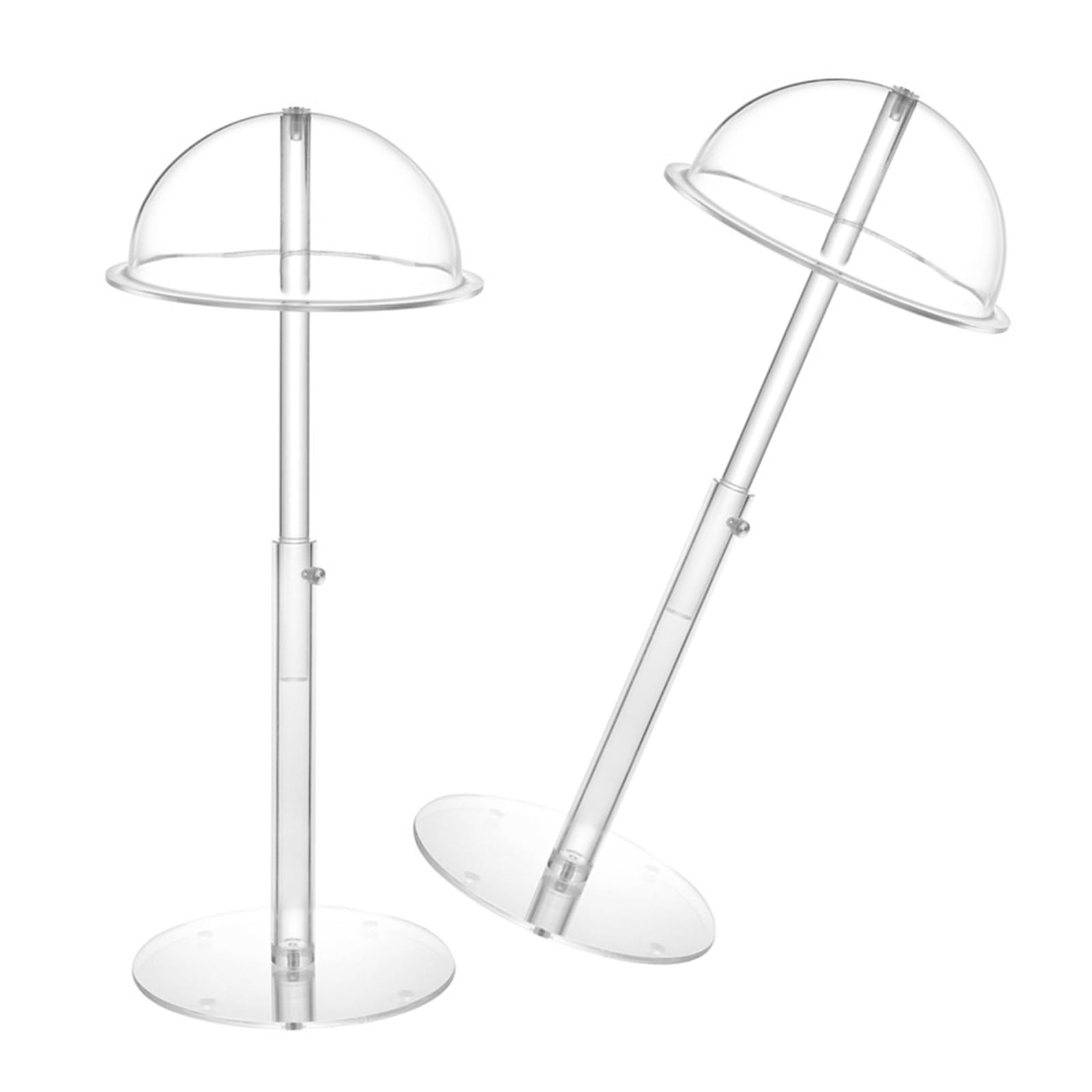 Multifunctional Hat Storage Solution Acrylic Texture Hat Collection Storage Holder Perfect for Bedroom or Retail Display Adjustable Display Stand