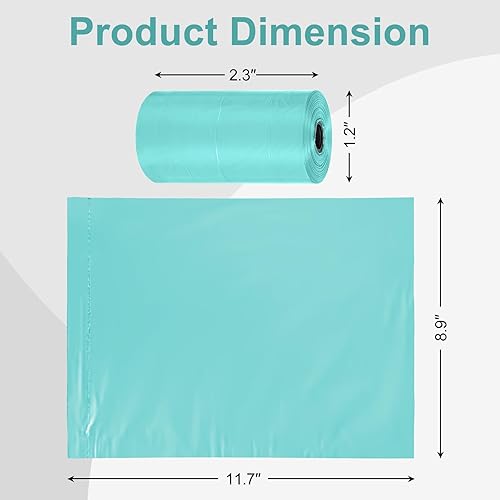 Miniatura 5 de Toplive Rollos de bolsas para excrementos de perro, bolsas de basura para perros, extragruesas, fuertes, a prueba de fugas, 16 rollos (240 bolsas),