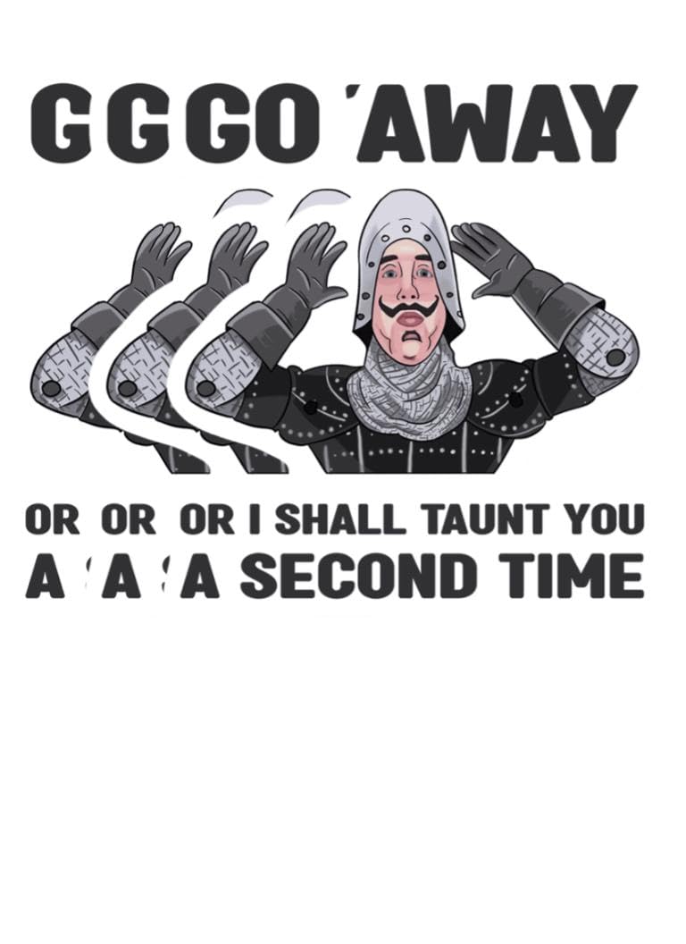 3 Pcs Value Pack Monty Decal Python Sticker French Waterproof Knight Vinyl Go Away Aesthetic SUV Truck Colorful Laptop Bike Car Luggage Skateboard Water Bottle Guitar Windows Bumper