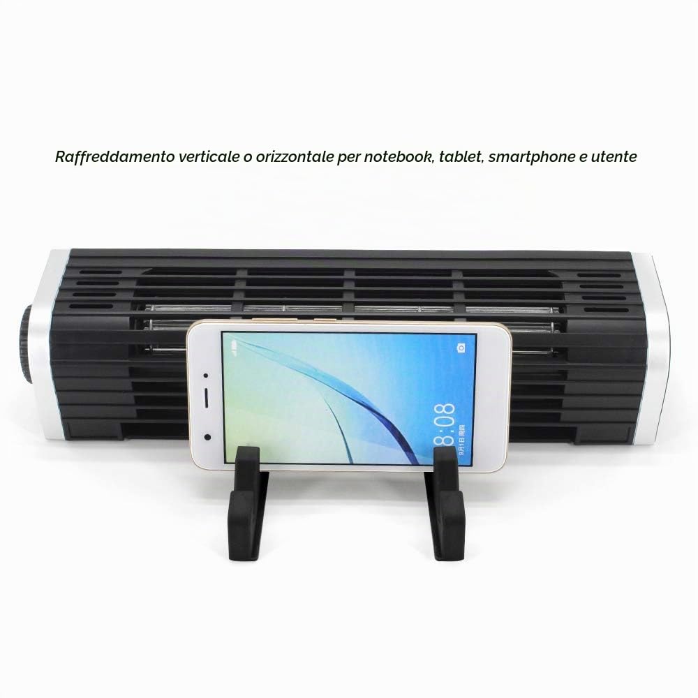 CF-1691 Ventola di raffreddamento USB Supporto per laptop Ventola Ventola per notebook Ventola di raffreddamento per asse orizzontale. Staffa ventola nera,USB Supporto per laptop Ventola Ventola