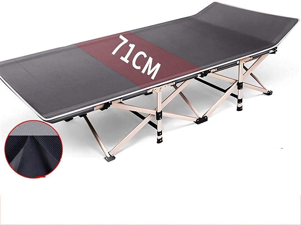 Lit simple large pliant et lit d'accompagnement 190 cm de long