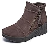 Skechers Femme Parallel Lite Bottine, Chocolat, 39.5 EU