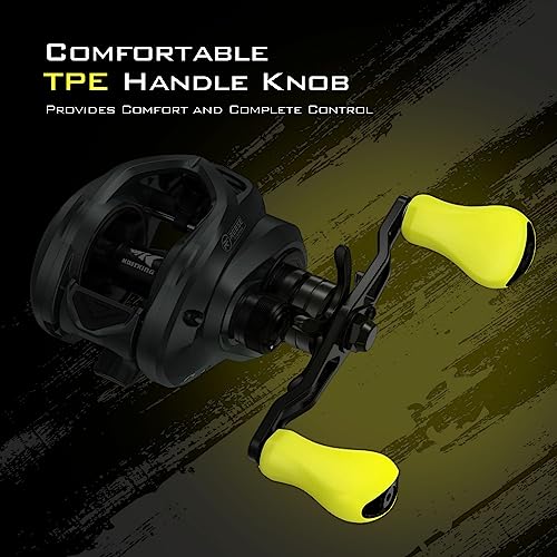 KastKing Carretel de pesca Skeet Reese Ícone Baitcasting, moldura de alumínio de 200 ml, proporção d