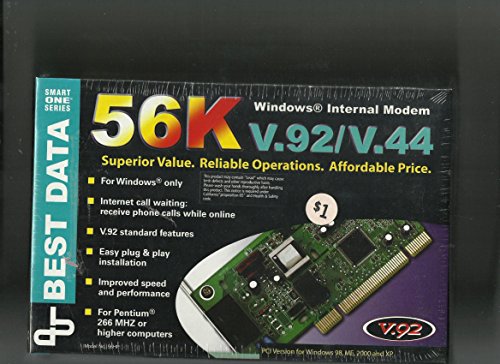 Best Data Products 56HSP-16 56K Int, Pci V90 Modem, Wb