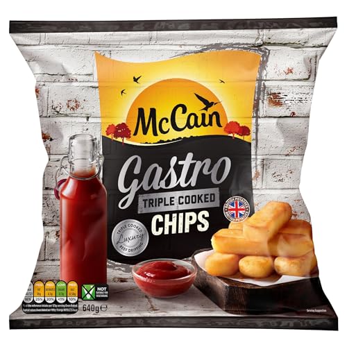 McCain Gastro Triple Cooked Chips, 640g (Frozen)