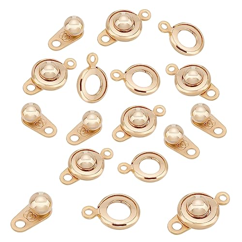 UNICRAFTALE 30Zbg 15mm XeX ߋ NXvp[c XibvNXv  S[h XeX ߋ Ghp[c `F[ ڑ p[c uXbgߋ lbNXߋ ANZT[p[c  n