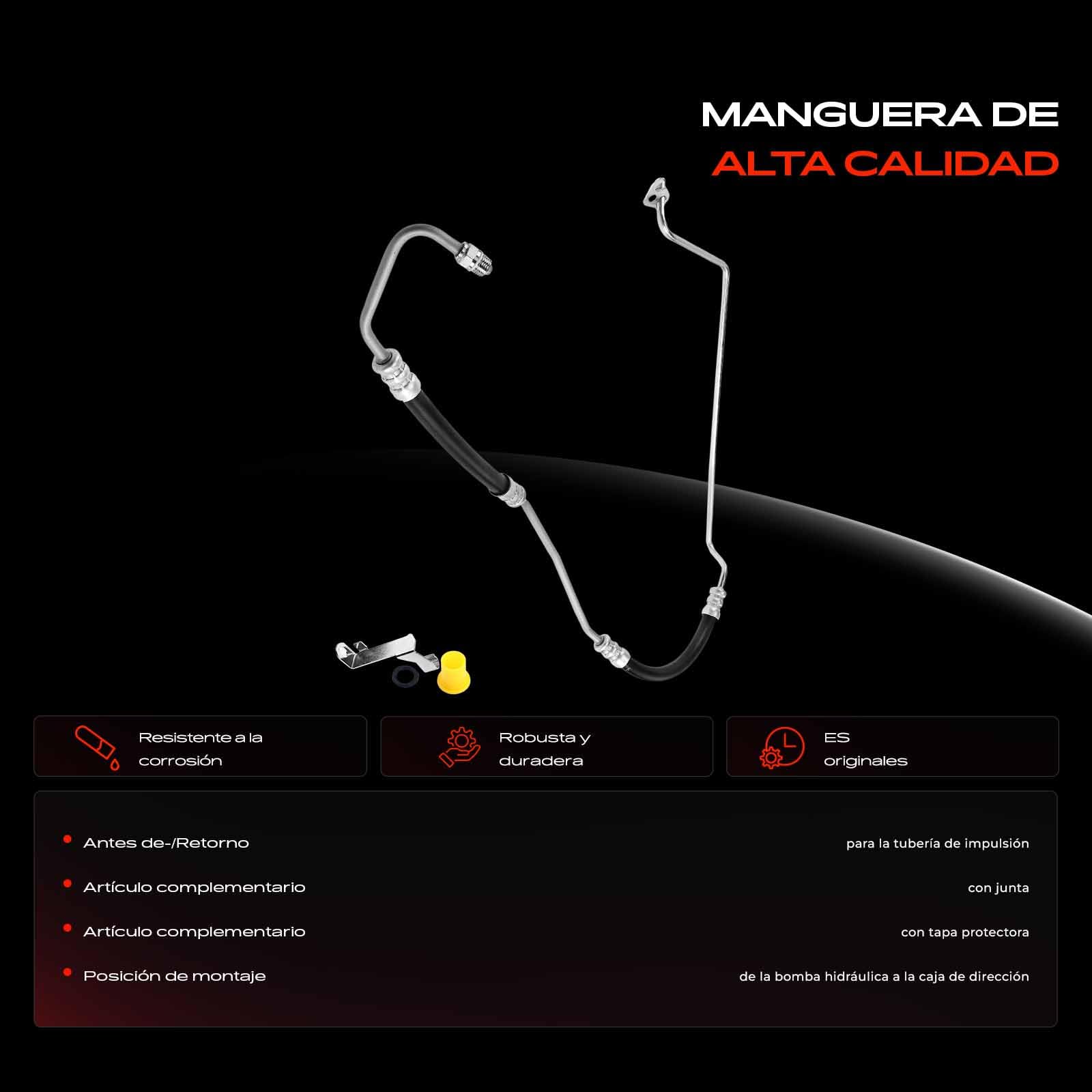 Frankberg Manguera de dirección asistida Compatible con Focus II DA DP HCP Focus C-Max DM2 Focus II Turnier DA DS FFS Focus II Berlina DB DH FCH Replace# 4M513A713AA,1469170