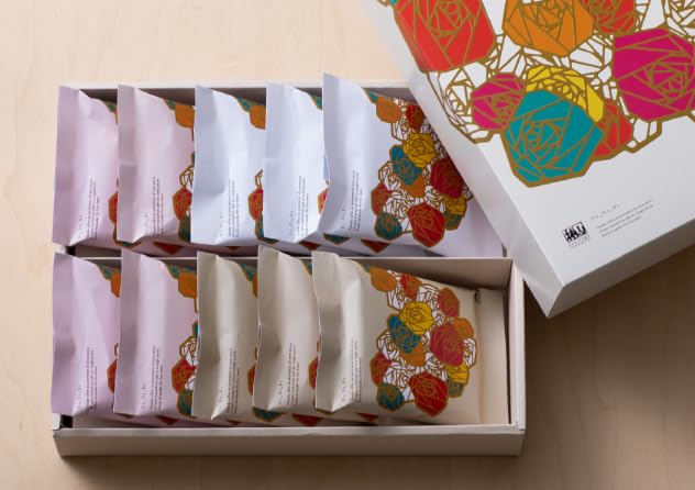 Amazon.co.jp: 赤坂柿山 ななこ 10袋入り あられ おかき 詰合せ 和菓子