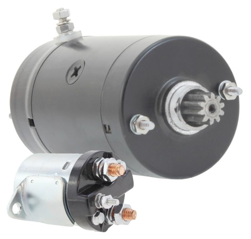 New Premium Starter W/Solenoid Compatible with Harley Davidson Motorcycles Low Rider Glides Heritage Sturgis 1200cc-1340cc 1974-88 Replaces S108-41 31570-73 31570-73B 31570-73C 31570-73T 91-25-1124