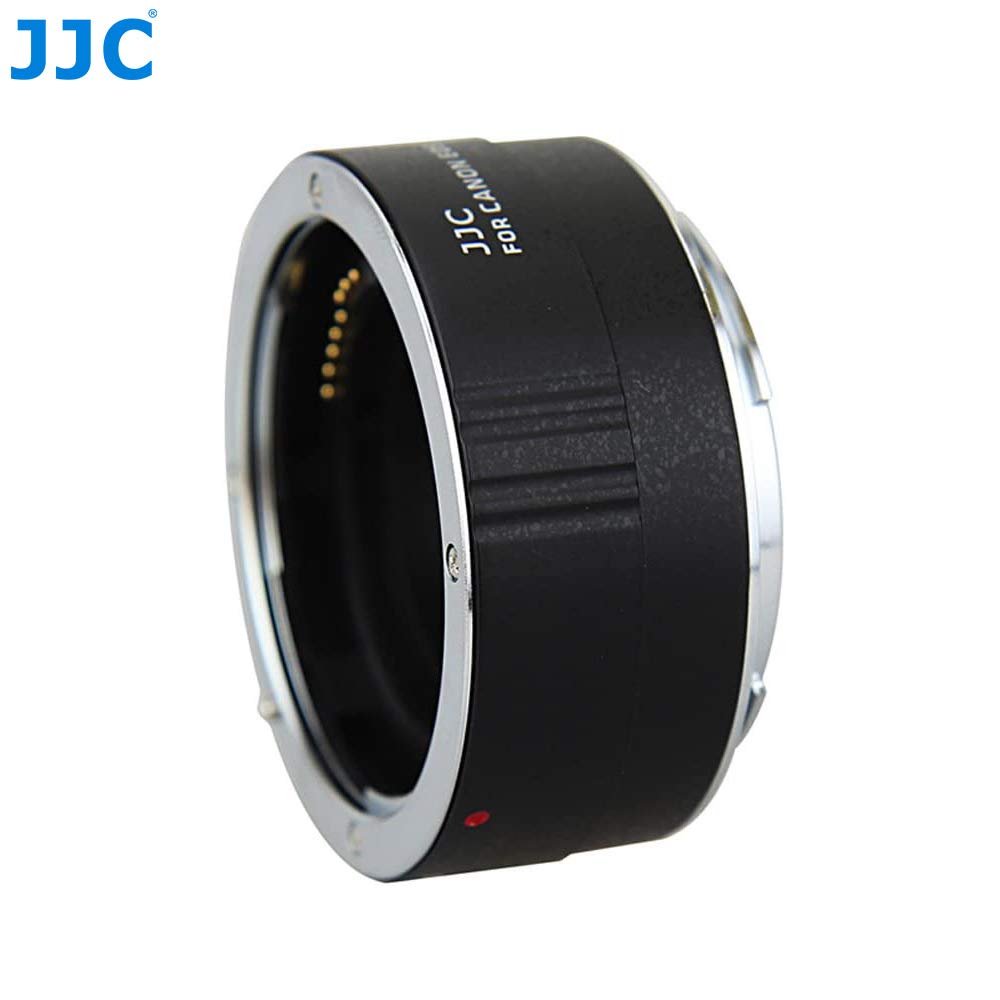 JJC Tubo Di Prolunga Macro (12 Mm + 25 Mm) Messa A Fuoco Automatica Per Fotocamere Canon EF/EF-S Obiettivo Close-up Fotografia Macro – Anello Di Estensione Corpo Copriobiettivo Posteriore Set