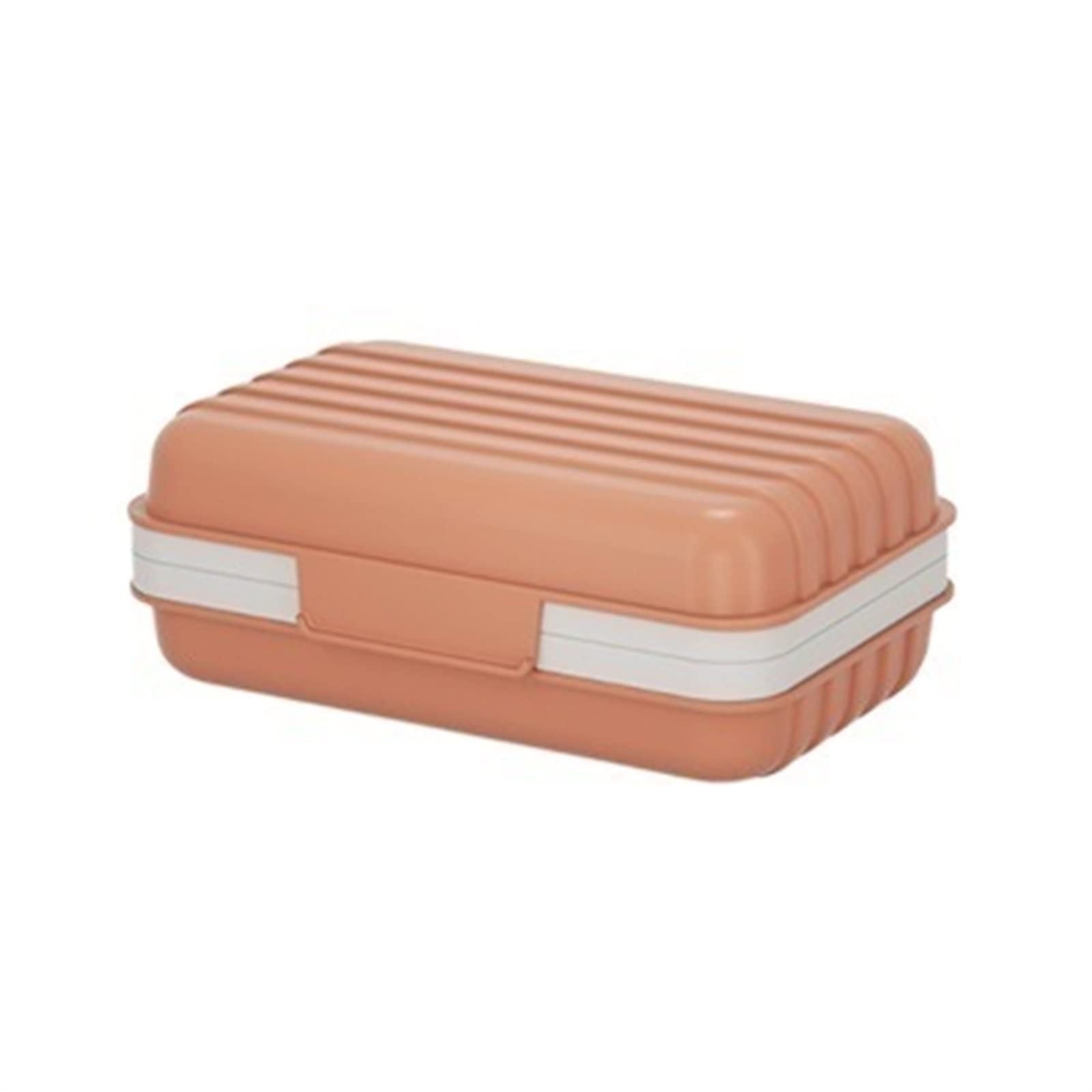 Caja de jabón Jabonera de baño Jabonera de plástico para el hogar con Tapa