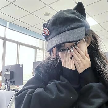 Women's EVA Cat Ear Hat Polar Fleece Hat Baseball Cap Anime