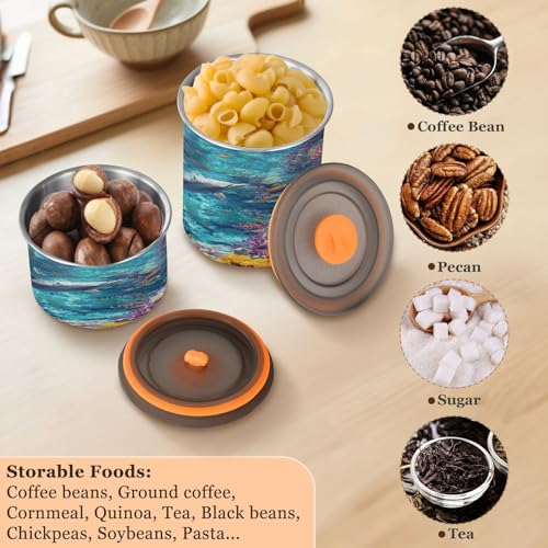 Envase para café ATTX acero inoxidable 500ml con tapa hermética miniatura 5