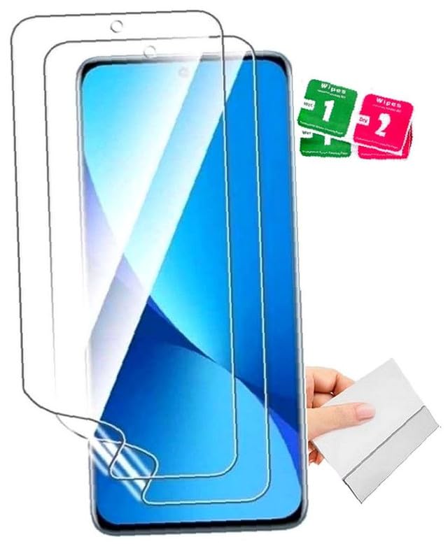 2 Film Protector de Pantalla Transparente de hidrogel Compatible con OPPO RX17 Pro