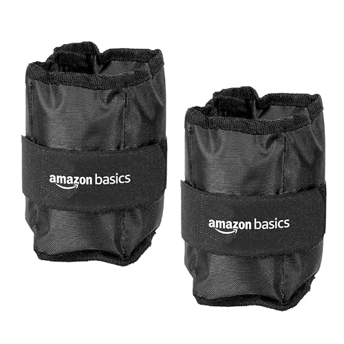 Amazon Basics Canvas Ankle Weight, 1 Kg, Set of 2 (Image - 1)