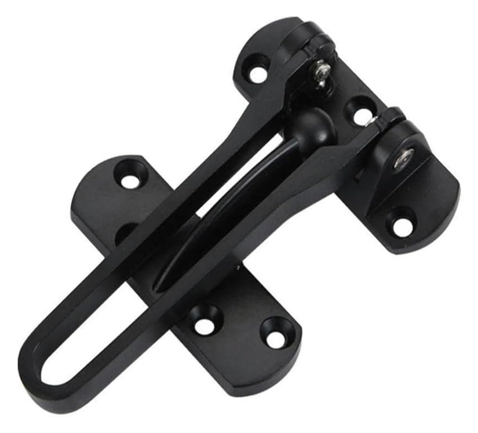 WDWDW Window Handles Door Bar Restrictor,Lock Bolt,2Pcs Household Security Guard Zinc Alloy Hasp Latch Chain Home