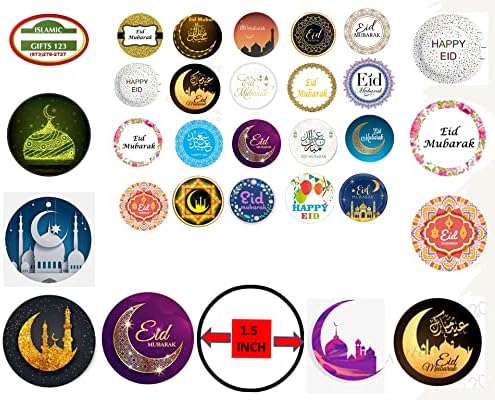 Eid Stickers [ 400 ] Eid Decoration Happy Eid Mubarak Eid Stickers Sheets Eid Favors Eid Decoration Ramadan Sticker Favors Wholesale Islamic Gifts 123 (400)