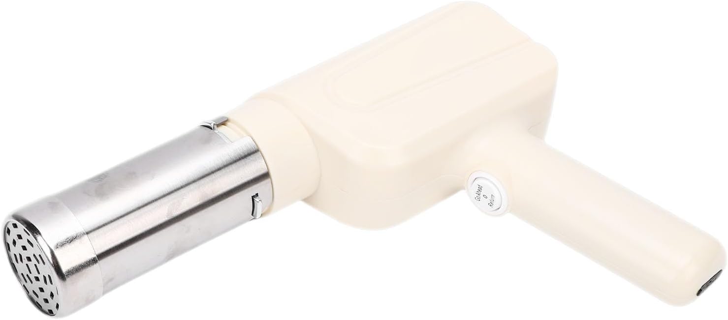 Zunate Automatic Noodle Machine, Rechargeable Cordless Electric Pasta Maker with 5 and Sausage Stuffers for Home Kitchen Cooking, 80W Stainless Steel