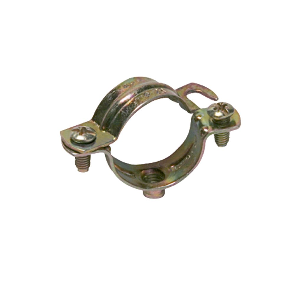 Abrazadera M6 metalica Apolo 9B28Nk tubo prefijado tipo Nk diametro 28 mm de acero bicromatado