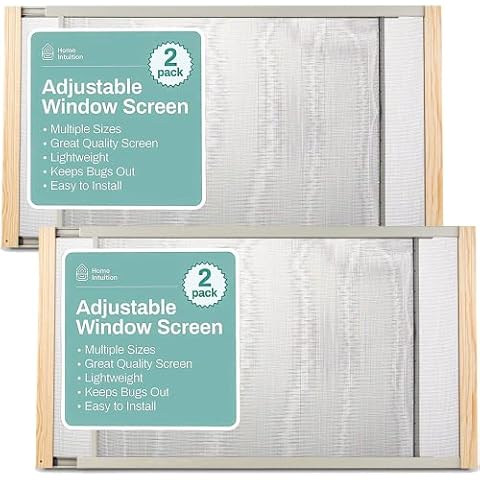 Home Intuition Adjustable Window Screen Cover