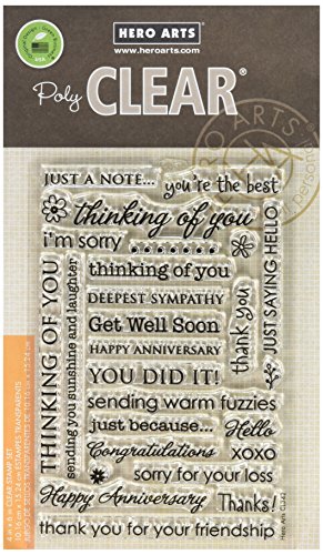 Hero Arts CL342 Clear Stamps, Everyday Sayings