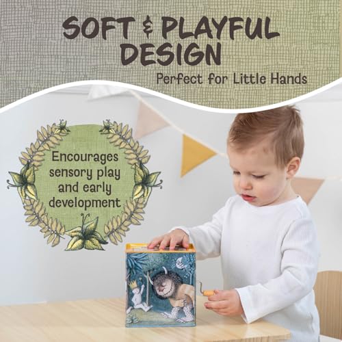 Image of Kids Preferred Where The Wild Things are Max Jack-in-The-Box - Musical Toy for Babies, 6.5 inch