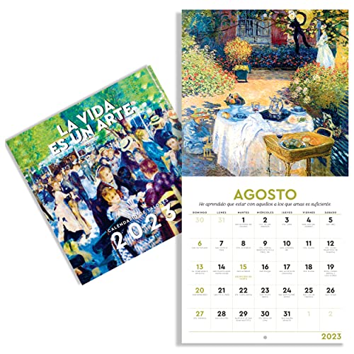 Sendas - Spanish Edition | Wall Calendar About Personal Values Year 2023 | Daily Planner 2023, Schedule Meetings, Events Or Important Dates | Weekly Wall Planner Ideal For Personal Gift Or For Companies | Daily Planner #TOP2