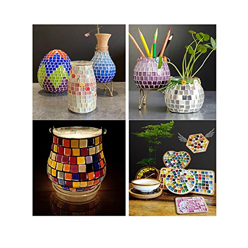 Fairuo FAIRUO-08 White Crystal Mosaic Tiles Squares Stained Glass thumb #8