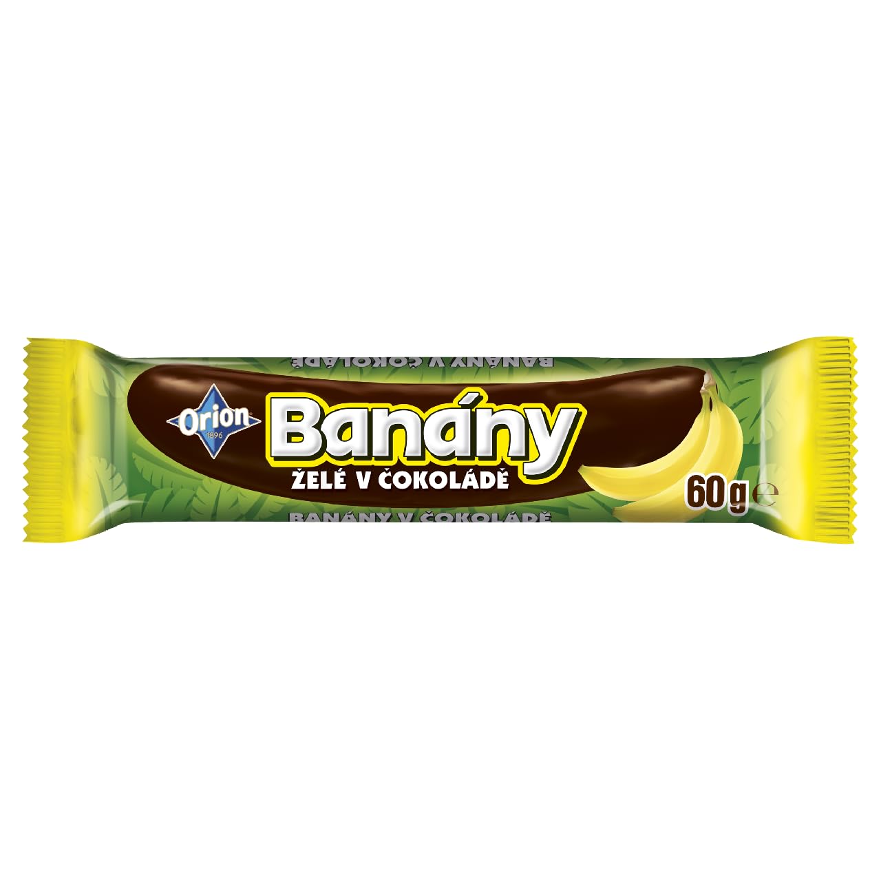 Orion Banany / Bananas jelly in chocolate 3-pack 3x 45g / 3x 1.5oz