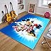 XuJinzisa Topolino Minnie Mouse Tappeto Area Tappeto Stampa 3D Flanella Super Soft Soggiorno Tappeto Camera dei Bambini Tappeto 120X180Cm N285