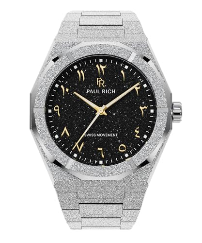 Precisione ed eleganza: gli orologi di lusso Paul Rich da uomo offrono la perfetta combinazione di precisione, comfort e raffinatezza. Alimentati da movimenti al quarzo riconosciuti a livello mondiale e dotati di resistenza all'acqua, questi orologi ti assicurano di rimanere puntuale ed elegante per ogni occasione.