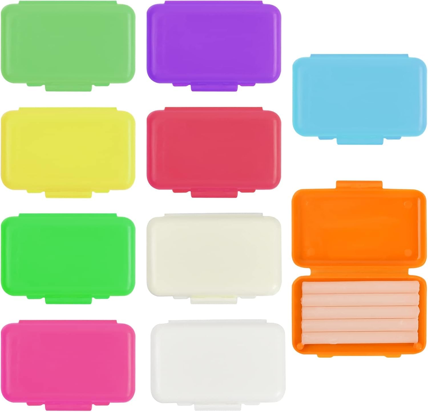 10 Boxes Orthodontic Wax, 50 Pcs Braces Wax for Braces Wearers, Multicolor Dental Wax for Braces with Fruit Smell, BPA-Free Wax for Oral Pain Relief & Comfort Assorted Flavors, Ideal for Daily Use