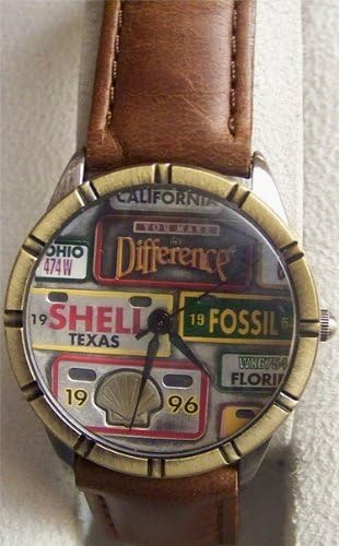Shell Oil Fossil Watch in Oil Can Watch 