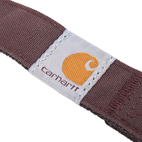 Carhartt Nylon Duck Dog Leash, Deep Wine, Large
