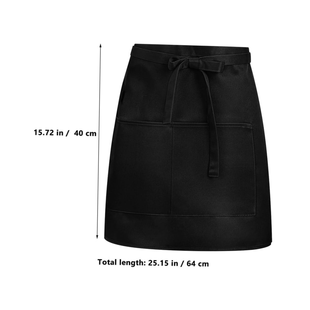 5 Piezas Delantal Corto de Servicio para y Camareras con Múltiples y Diseño Unisex Pack para Cafeterías y Restaurantes de Limpiar y