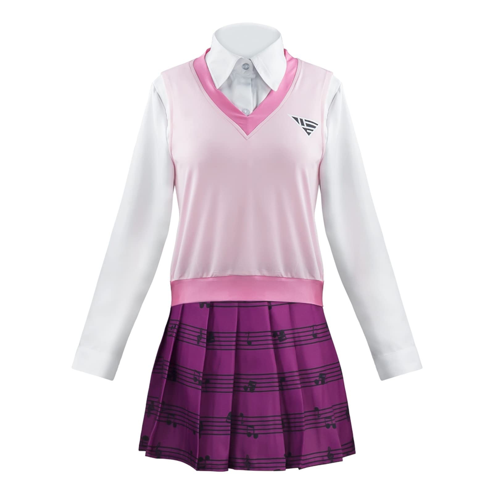 Hcxbb-1Dang-anronpa V3 Cosplay Costume Aka-matsu Ka-ede Japanese High School Uniform Halloween Sailor Fancy Dress Full Set