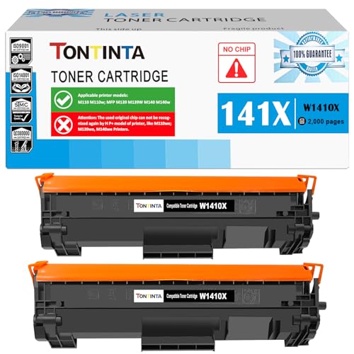 Toner compatible W1410X 141X sans puce pour imprimante Laserjet M110 M110w MFP M139 M140