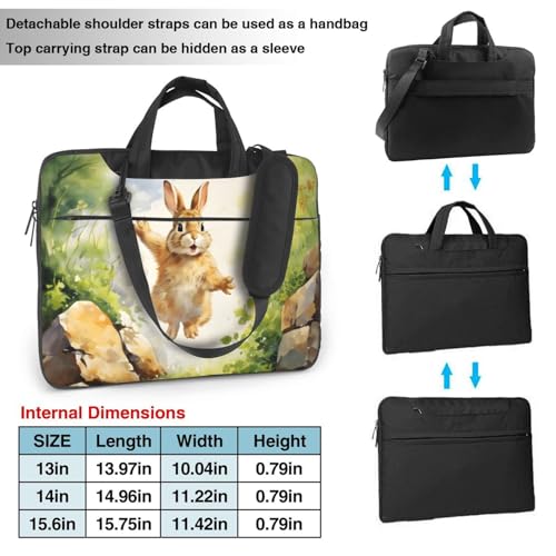 Maletín para portátil impermeable 15.6 pulgadas unisex miniatura 4