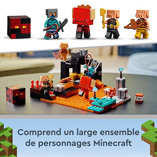 LEGO Minecraft 21185 Le bastion du Nether - vue 9